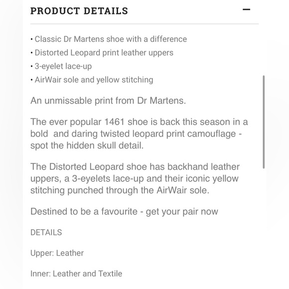 Dr. Martens 1461 Distorted Leopard Oxfords - Picture 8 of 9